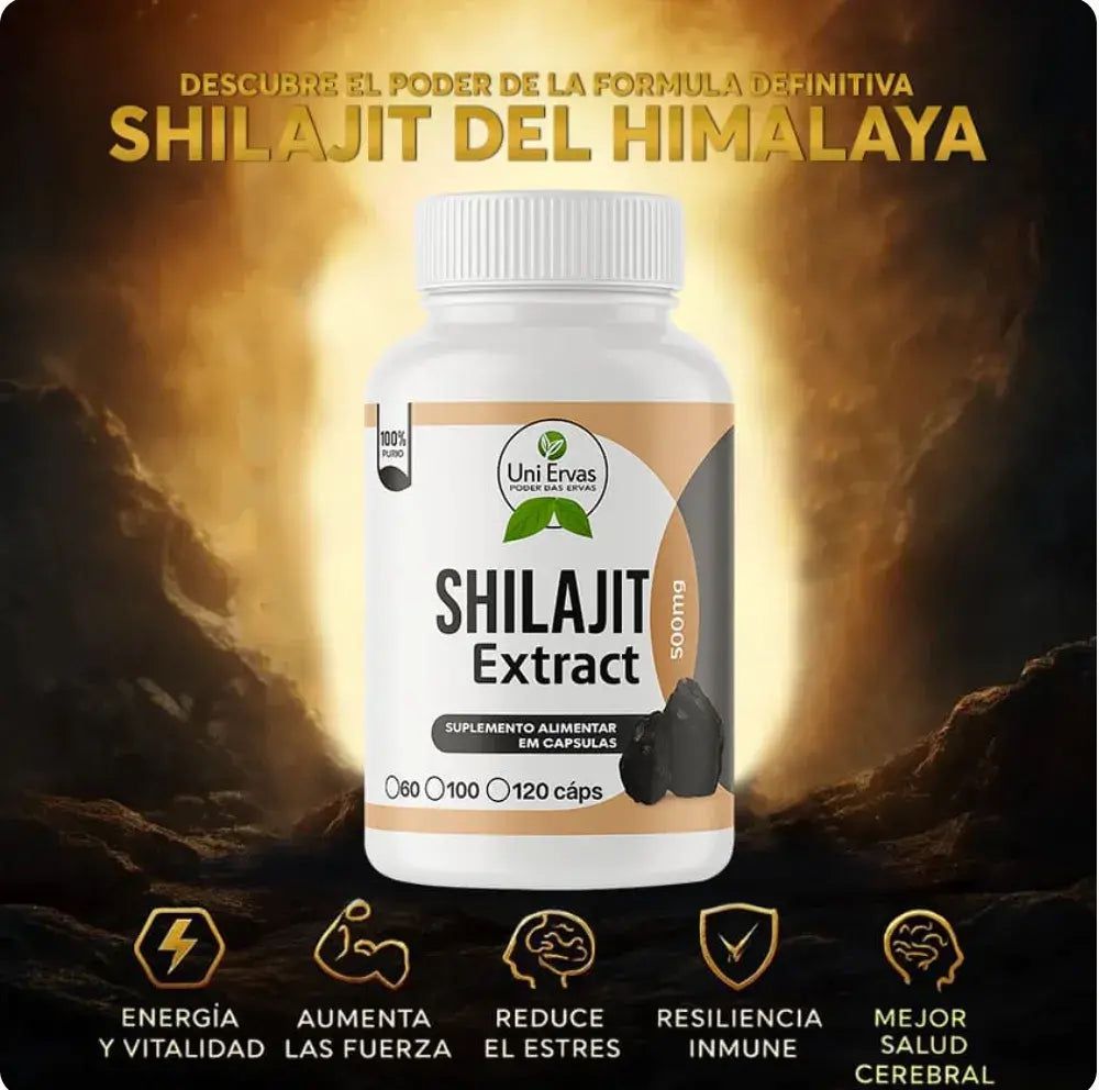 Shilajit ENERGYMAX 120 cápsulas – Llevate dos unidades y pagá mucho más barato! 🎁(BLACK FRIDAY SOLO PARA LOS PRIMEROS 50 COMPRADORES)🔥