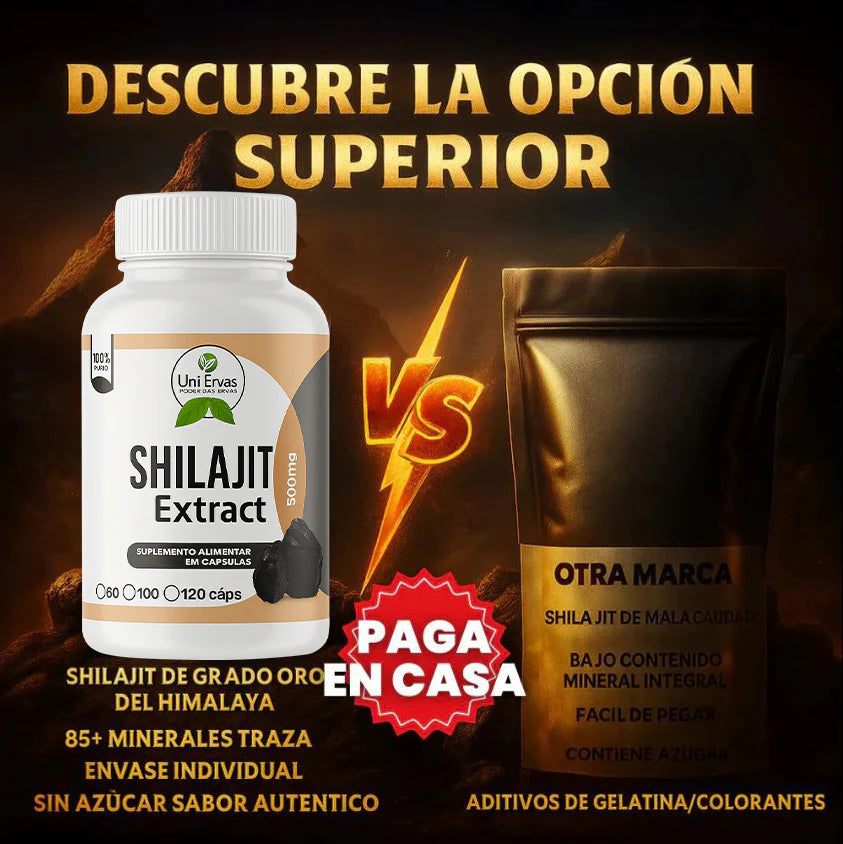 Shilajit ENERGYMAX 120 cápsulas – Llevate dos unidades y pagá mucho más barato! 🎁(BLACK FRIDAY SOLO PARA LOS PRIMEROS 50 COMPRADORES)🔥