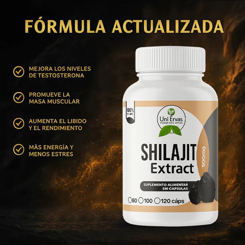 Shilajit ENERGYMAX 120 cápsulas – Llevate dos unidades y pagá mucho más barato! 🎁(BLACK FRIDAY SOLO PARA LOS PRIMEROS 50 COMPRADORES)🔥